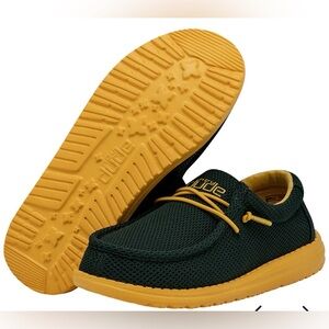 🆕Hey Dude Kid's Grade School Wally Youth Sox Tundra Loafers K12🆕
